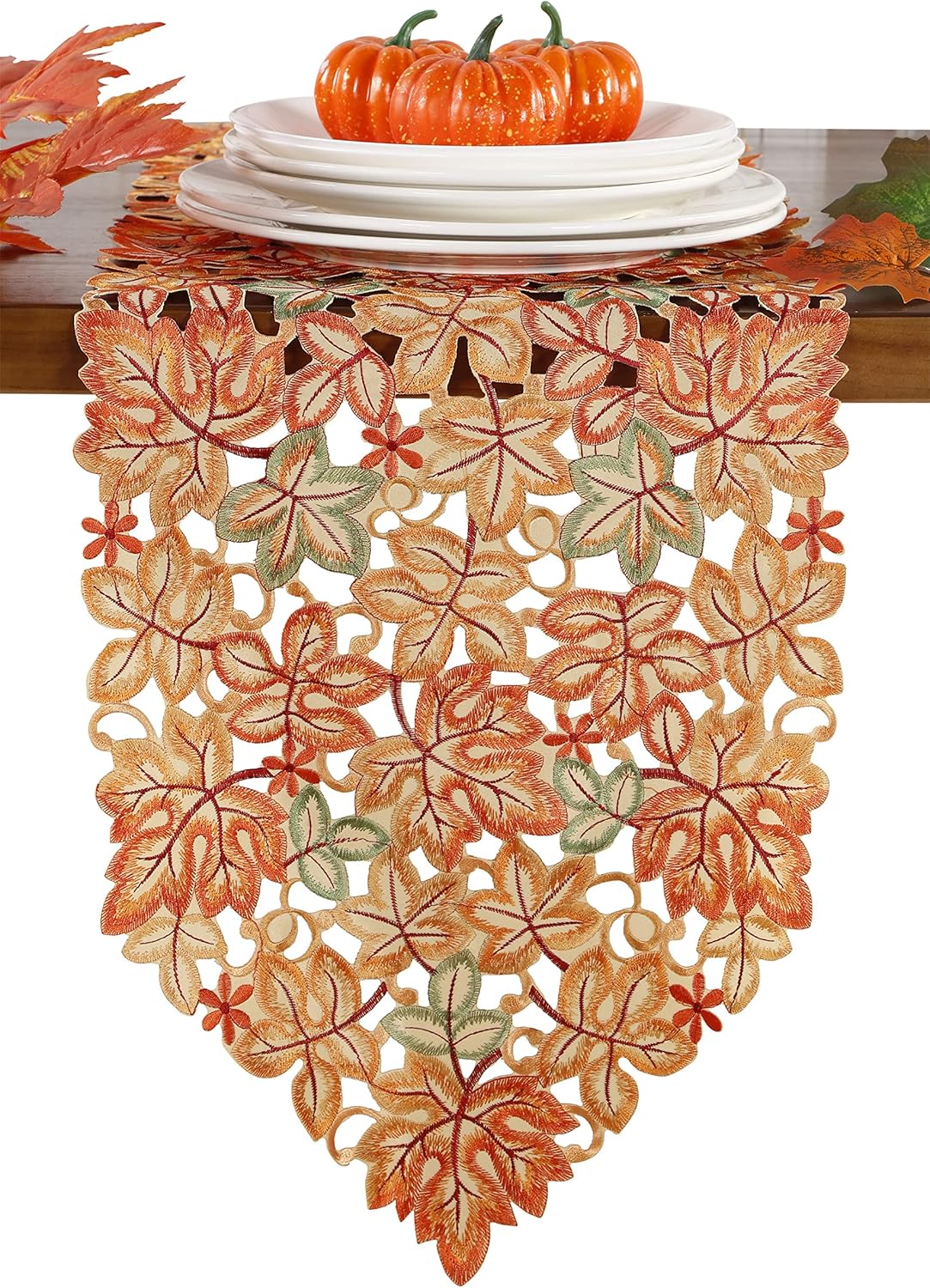 Fall Table Runner Thanksgiving Table Runner 13X35 Inch