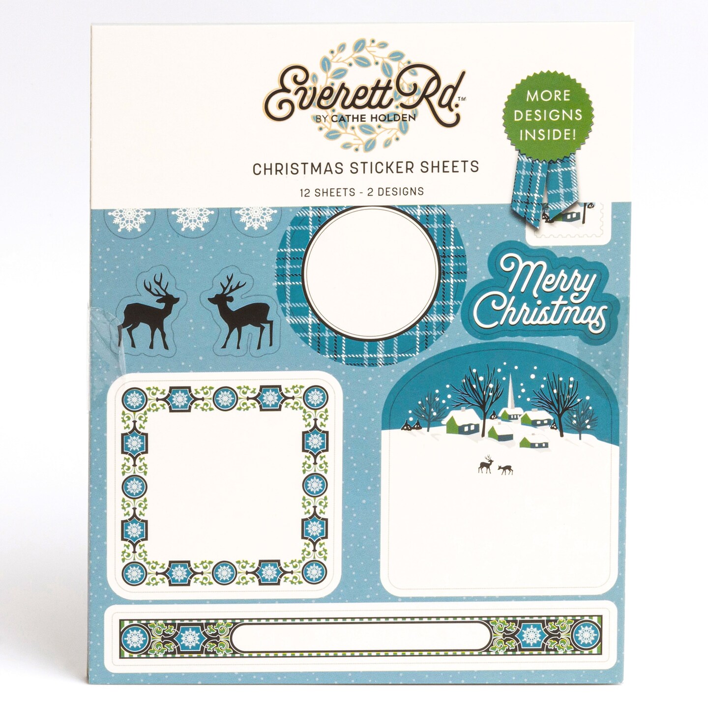 Winter Wonderland 12 Sheet Sticker Book Everett Rd. By Cathe Holden
