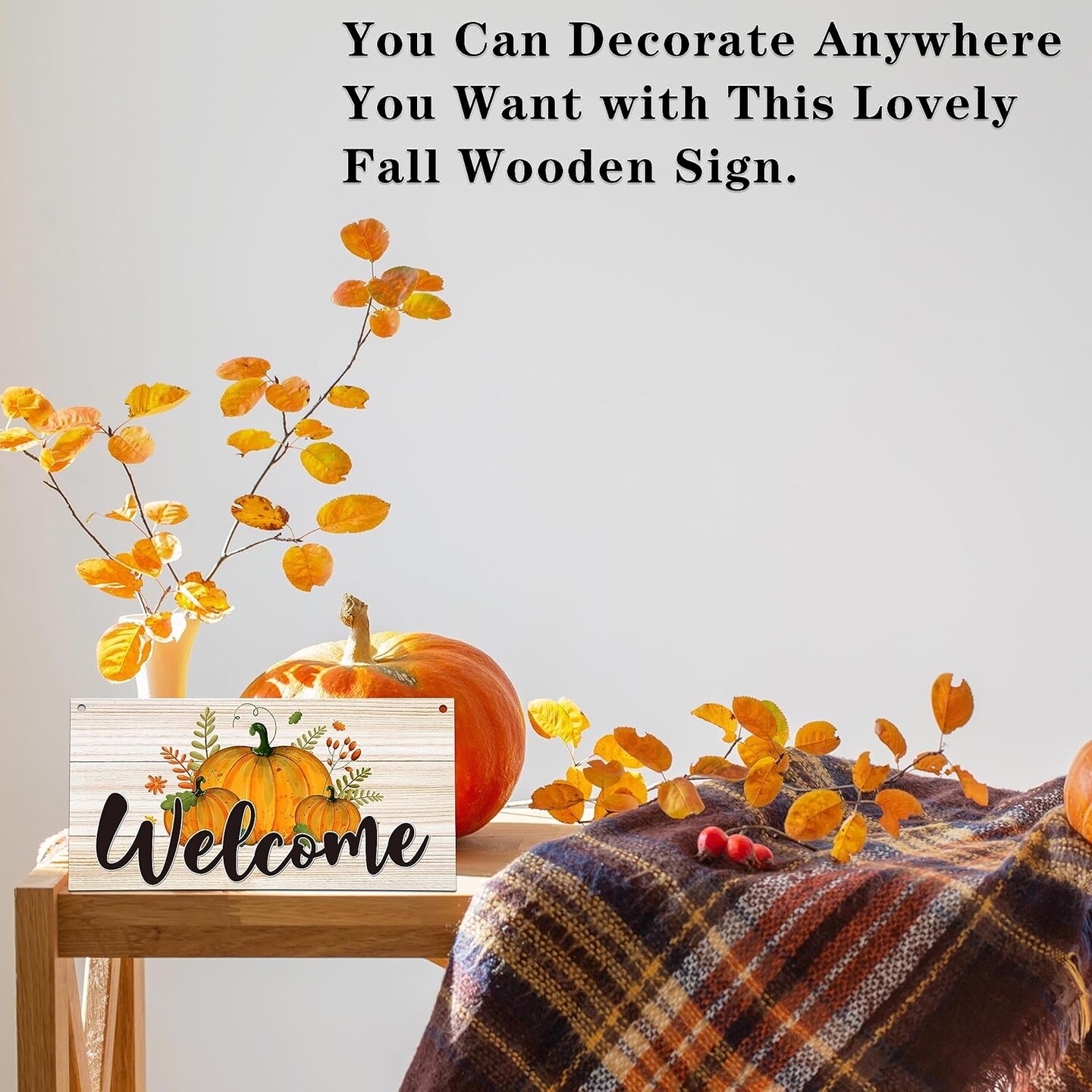 Welcome Sign for Front Door Outside