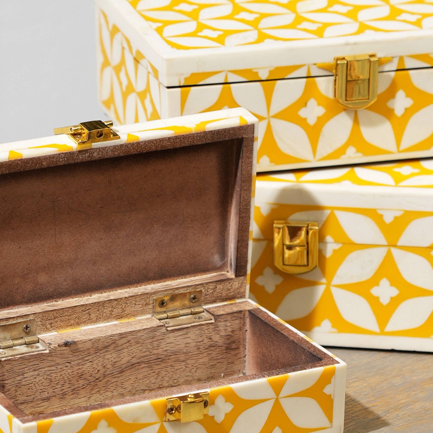 Gaynor Decorative Wooden Storage/Jewellery Organizer