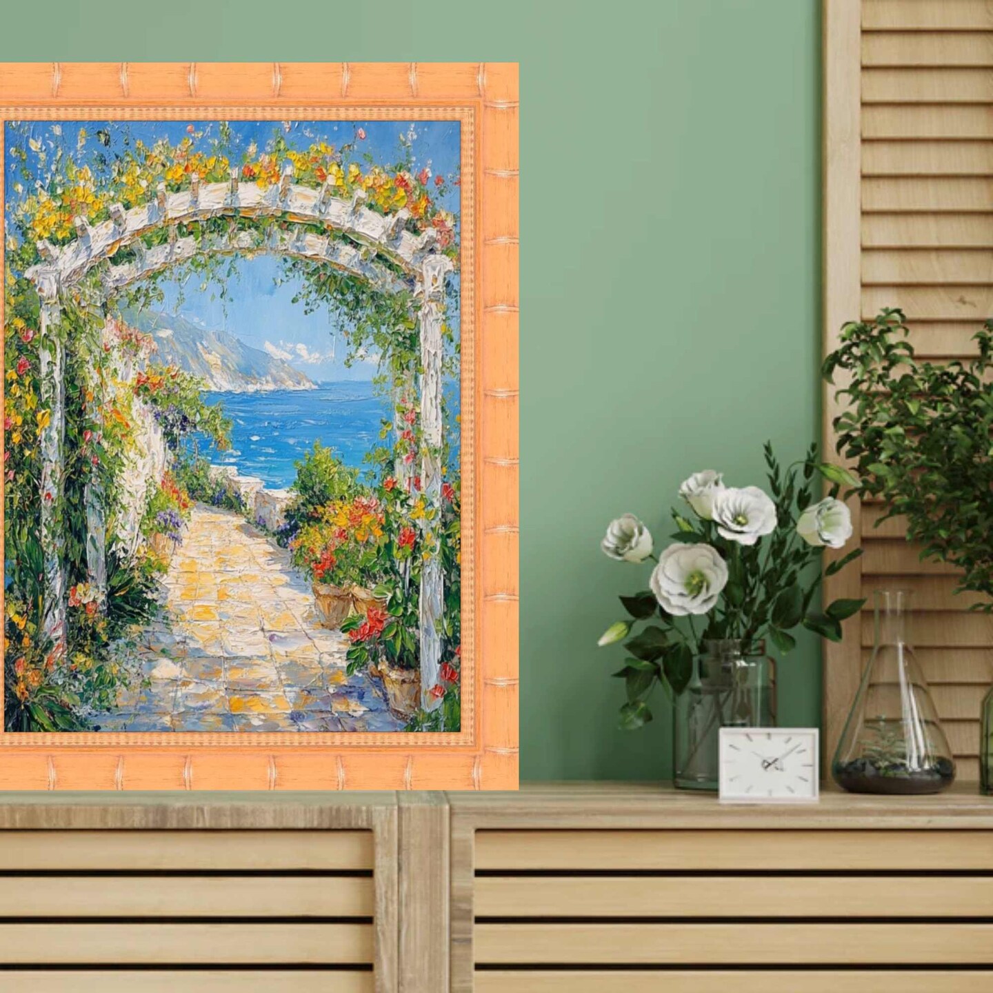 Natural Wood Bamboo Picture Frame 9x12 frame