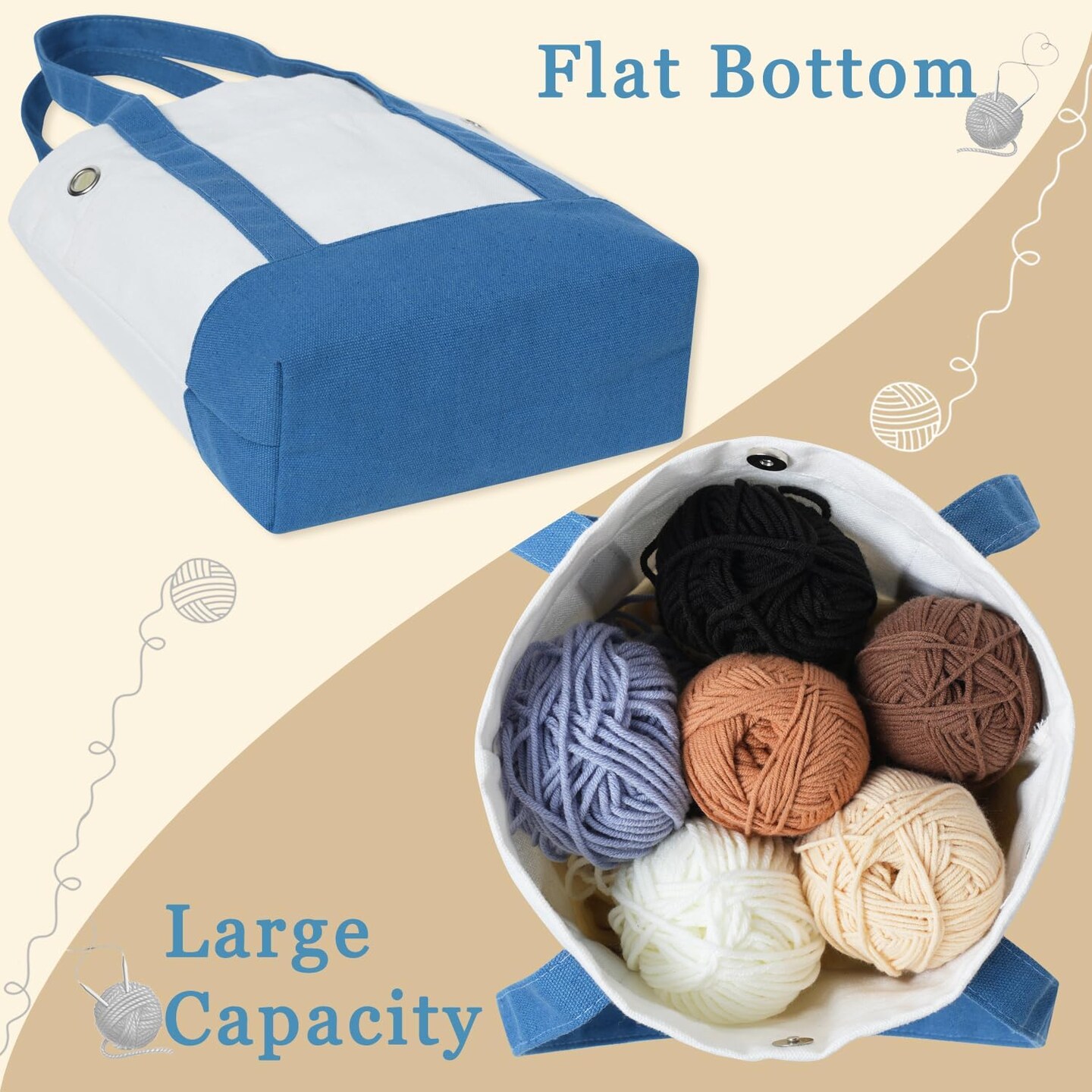Yarn Storage Organizer Holder for Crocheting