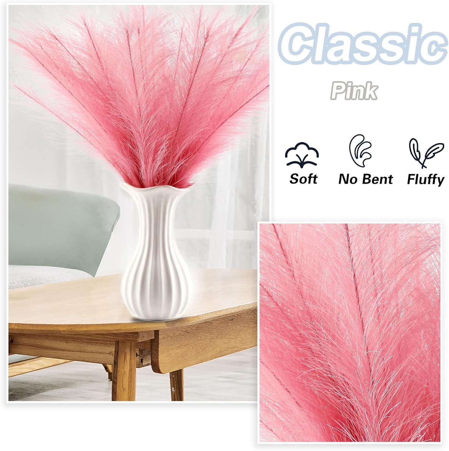Pink Pampas Grass Small (Pink)