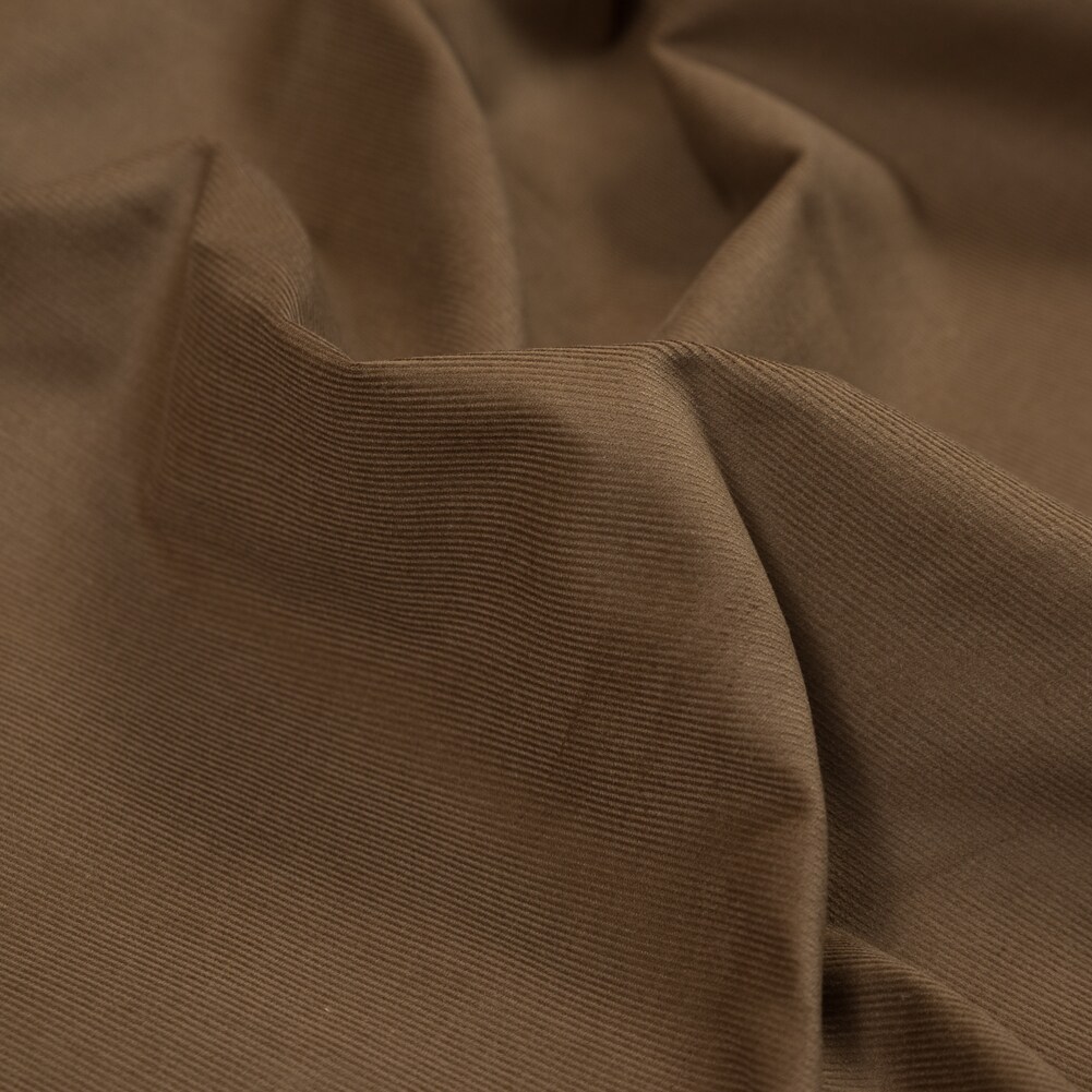 1 Yard Featherwale Khaki Cotton Corduroy - Dawn Collection 58’’ Width