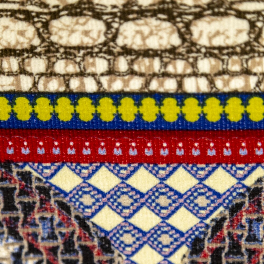 1 Panel Beige Pattern Play Stretch Corduroy Panel 56’’ Width