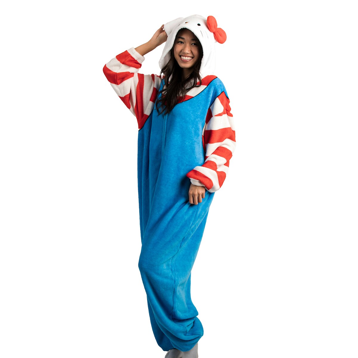Hello Kitty & Friends Hooded Hello Kitty Kigurumi Cosplay Union Suit