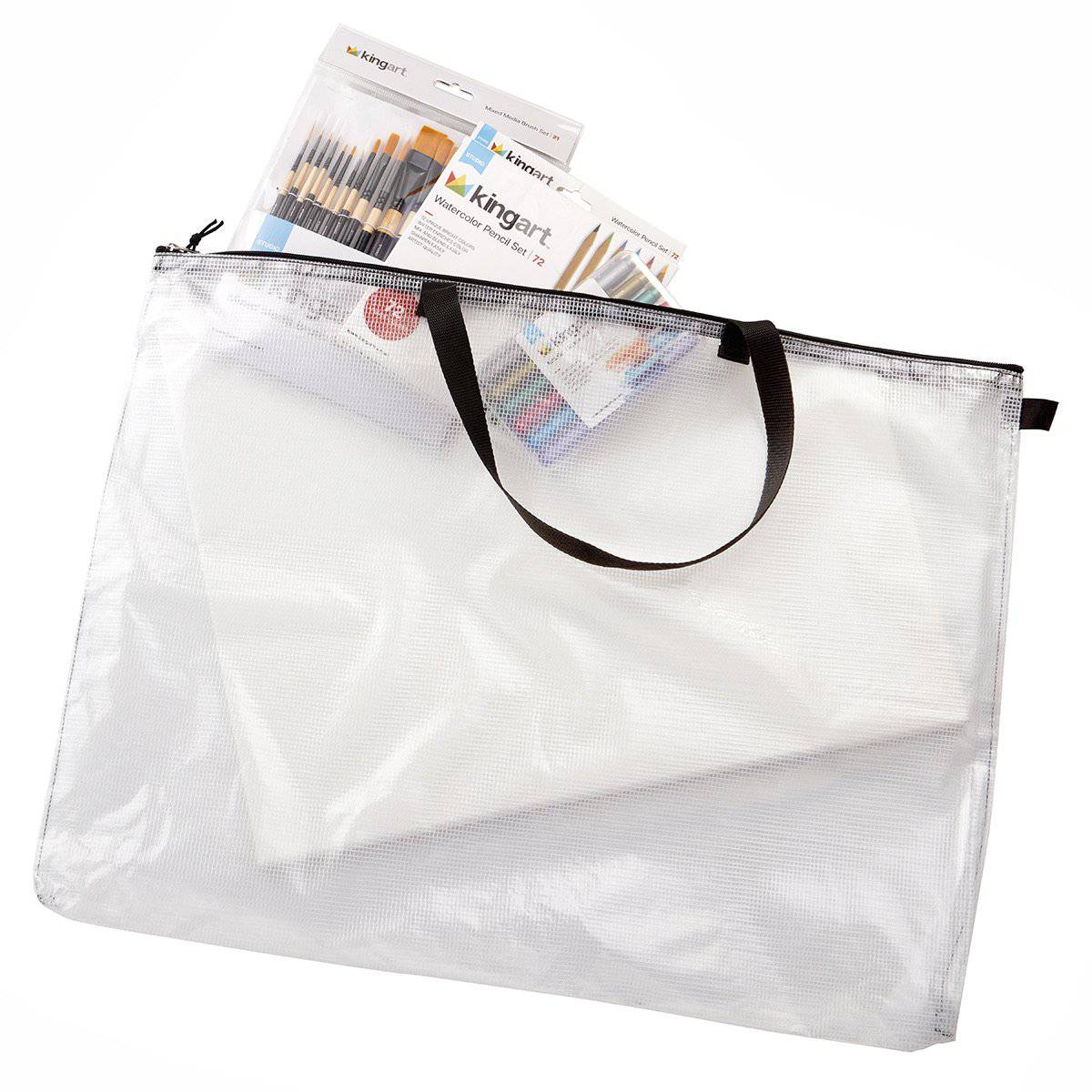 KINGART&#xAE; Vinyl Mesh Bag 20&#x22; X 25&#x22;