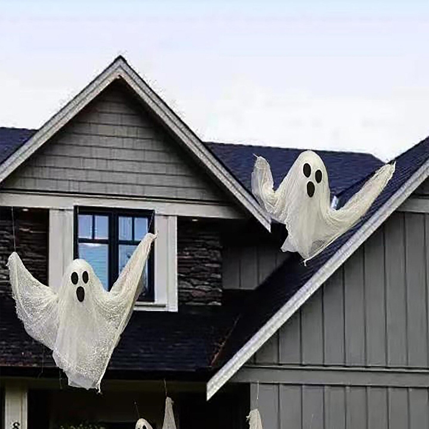 Ghosts Yard Decoration Set of 3, 2 Foot
