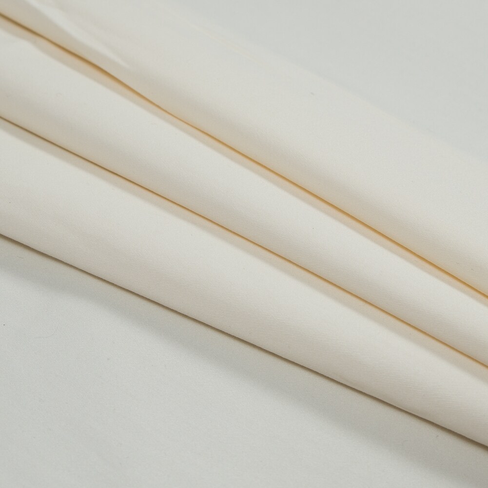 1 Yard Ecru Stretch Cotton Twill Fabric Soft Durable Versatile Fabric