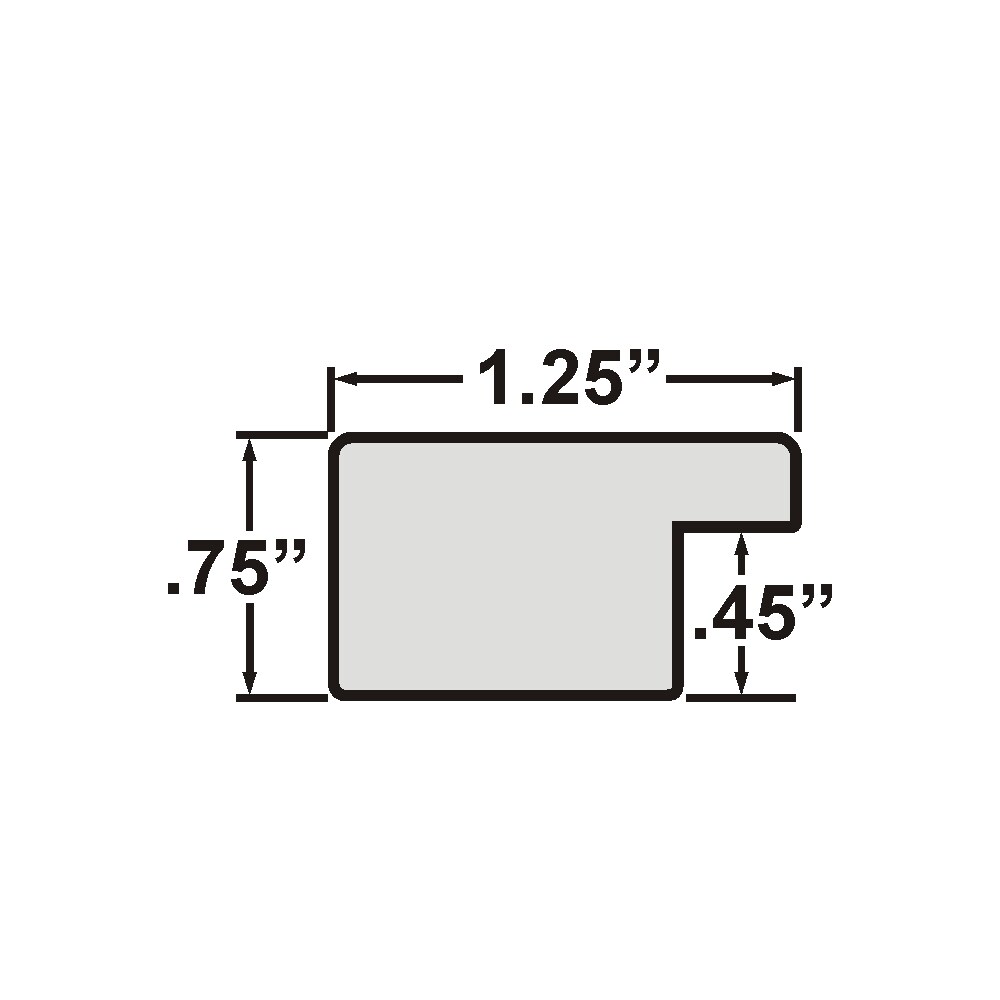 19.25x26.75 Picture Frame, Bauhaus 125 1.25 Inch Faux Wood MDF Moulding, Wall Display for Art, Posters, or Photos by wallsthatspeak