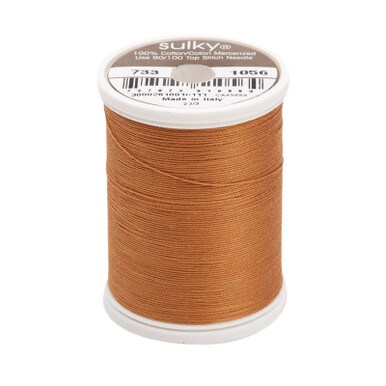Sulky 30 Wt. Cotton Thread - Med. Tawny Tan - 500 yd. Spool | Michaels