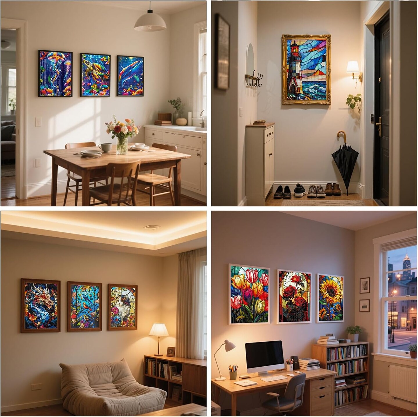 12 Pack Diamond Painting Kits for Adults (TYPE1) 10 x 5 x 12 inches