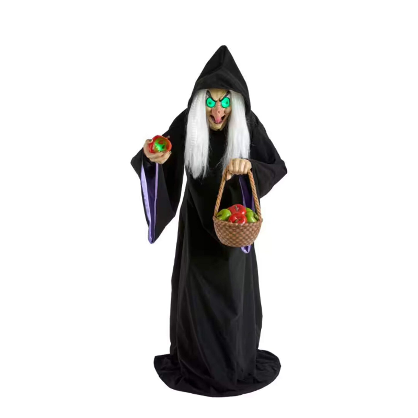 Animated LED Evil Queen Halloween Decoration 5.5 Feet
