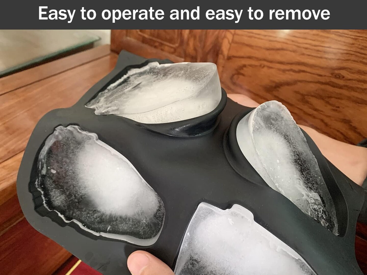 Skull Cake Pan Silicone Mold (4 Cavity Large Mold)