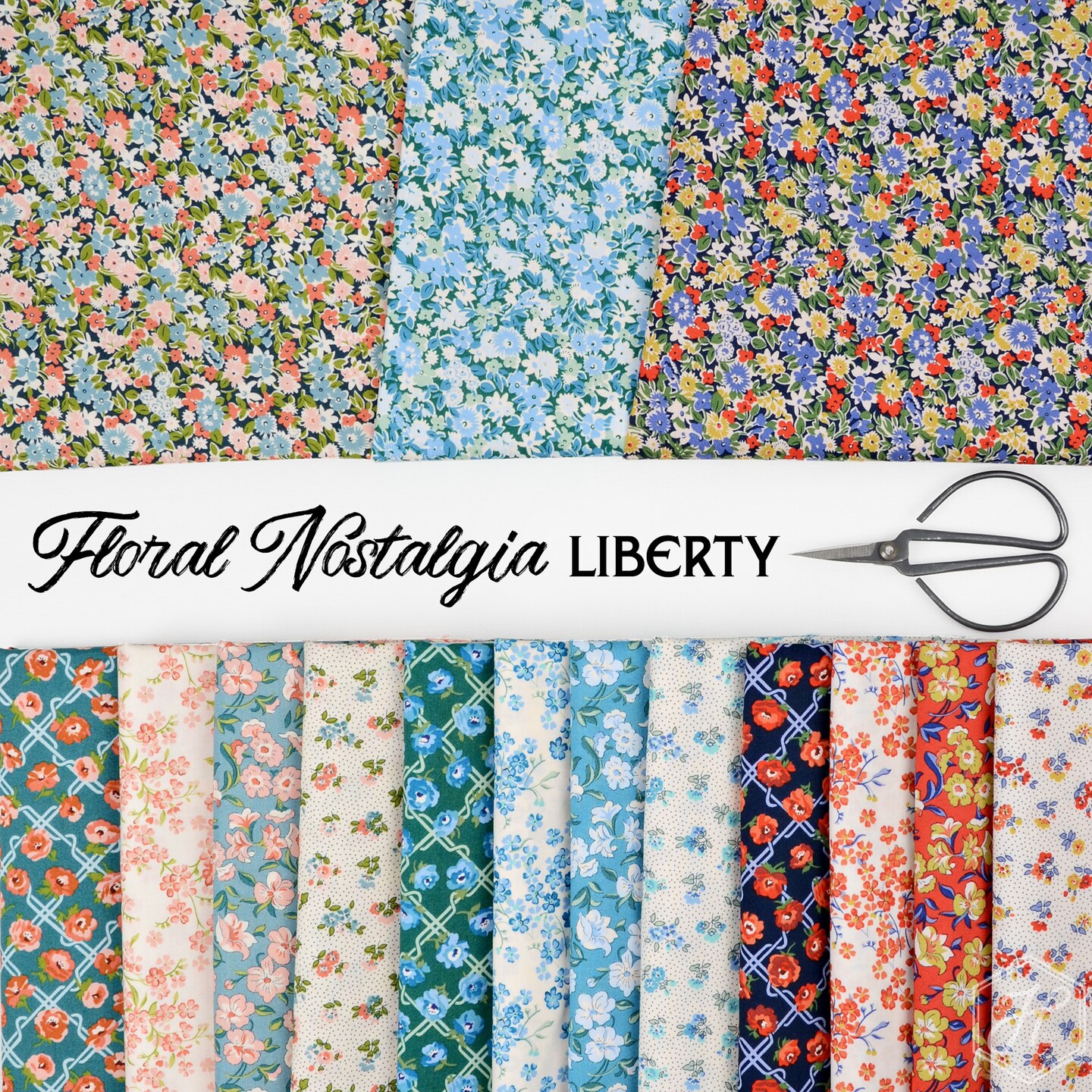 Flora Beatrice in A (01667449a) | Floral Nostalgia | Liberty Fabrics | Riley Blake