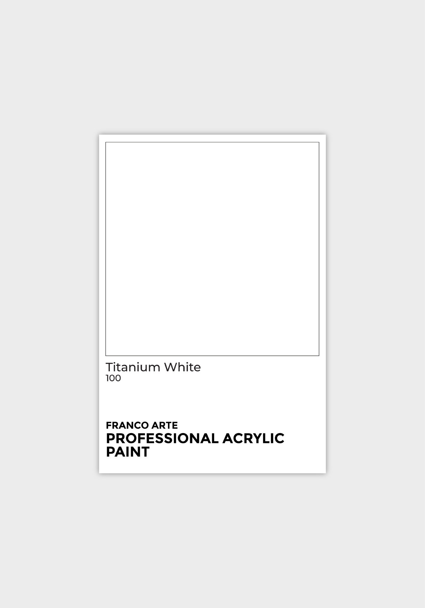 14100-100 Professional Acrylic Paint 3,38 U.S fl oz / Titanium White / Heavy Body