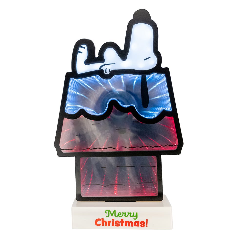 Kurt Adler Peanuts 11.2-Inch Battery Operated USB Snoopy Infinity Light