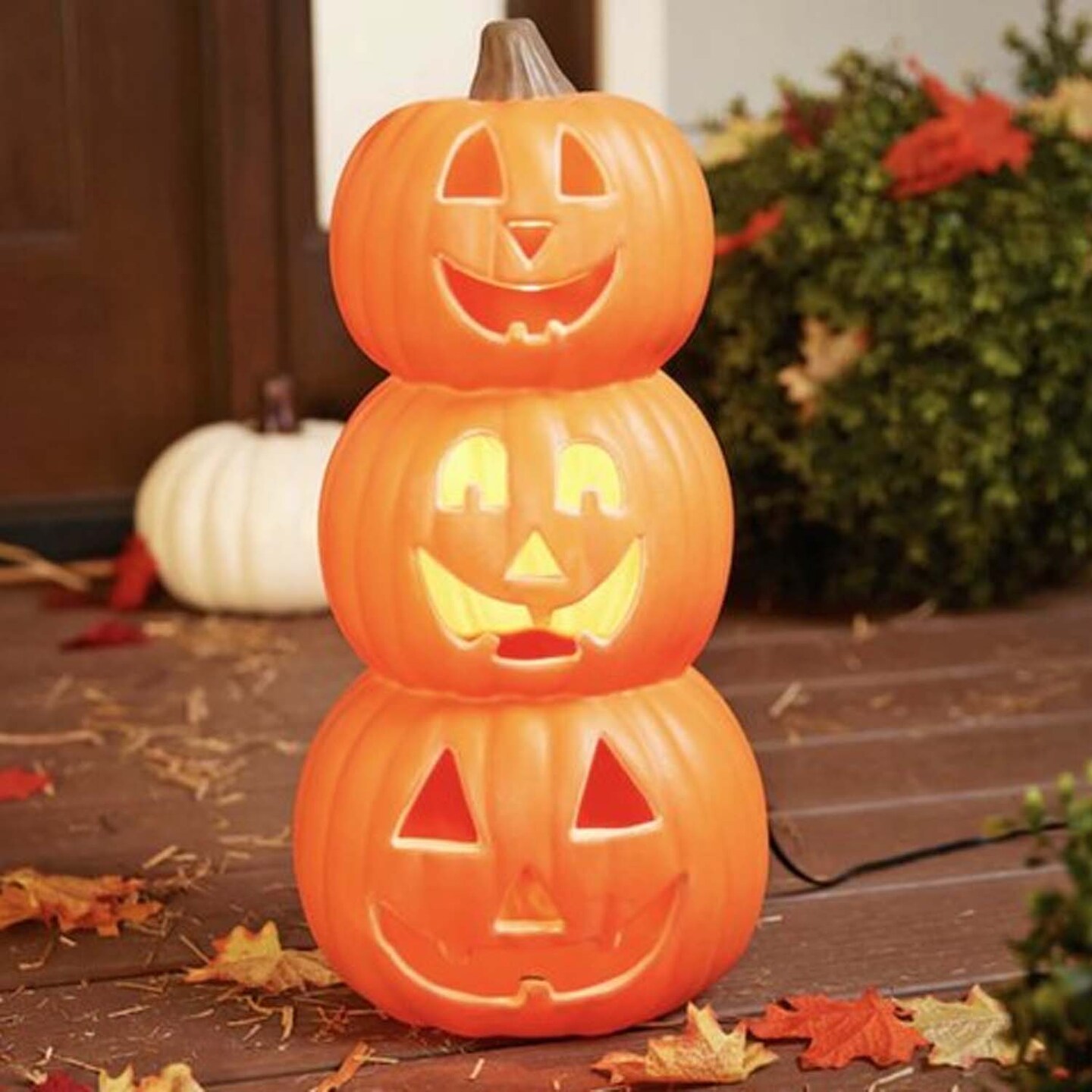 Halloween Haunted Living Light Up Jack-O-Lantern 18.11