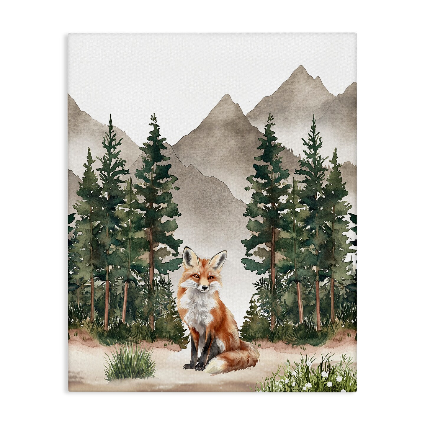 Stupell Industries In the Woods Fox Canvas By Christine Simpson Art