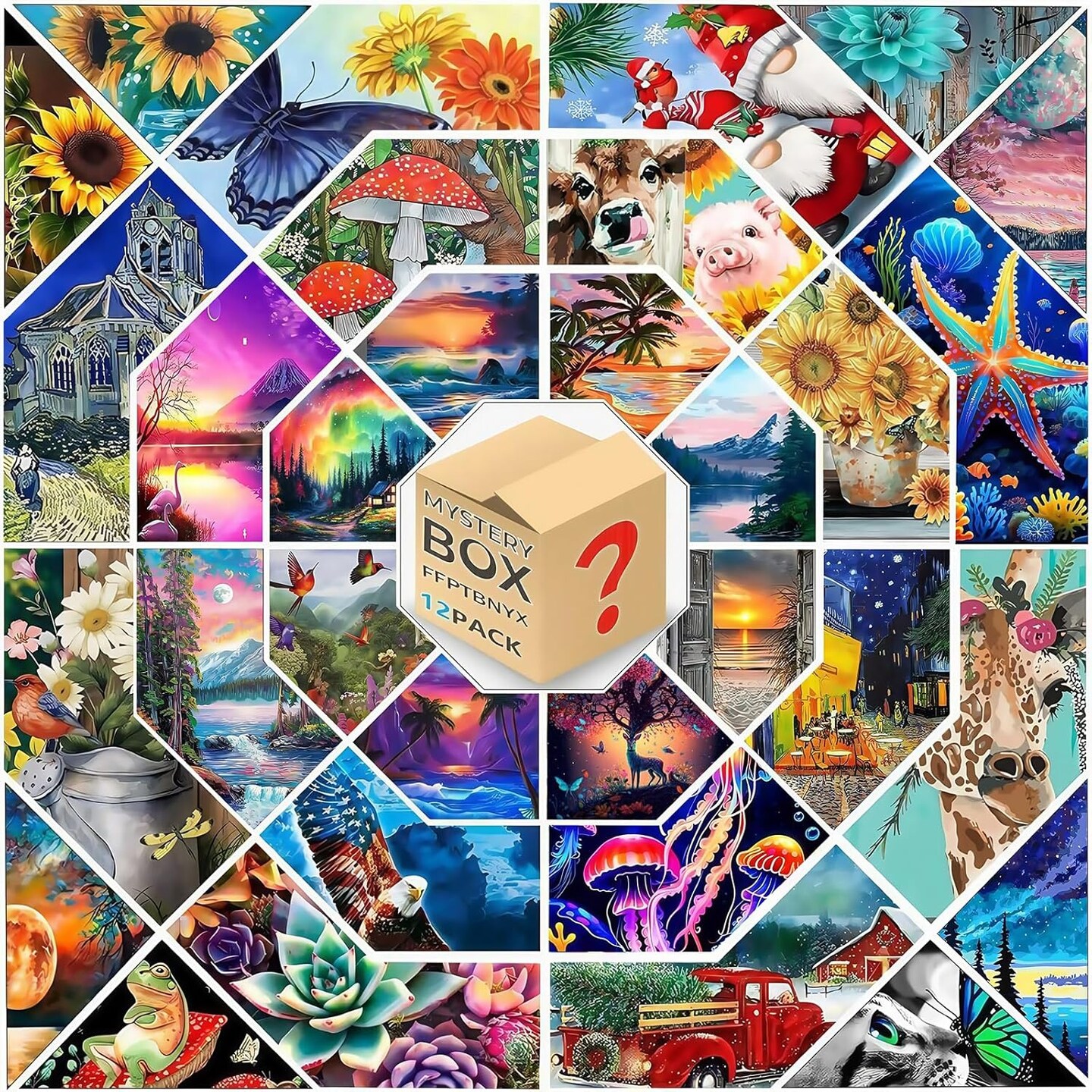 12 Pack Diamond Painting Kits for Adults | Michaels