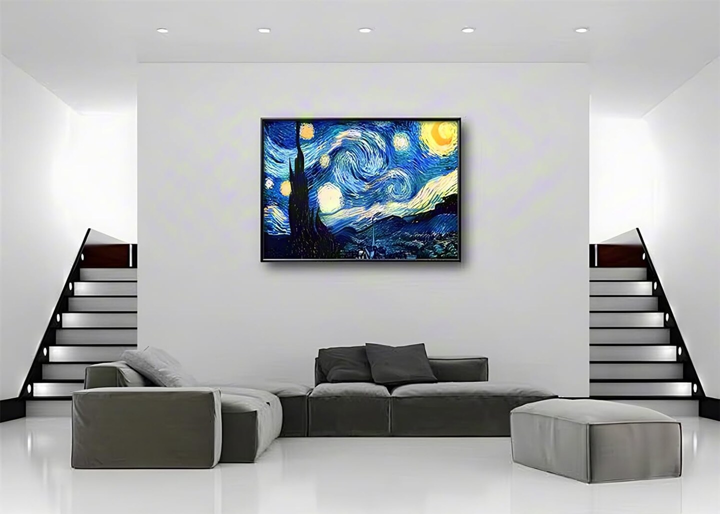 Van Gogh Starry Night 5D Diamond Painting Kit(50x63cm/20x25inch)