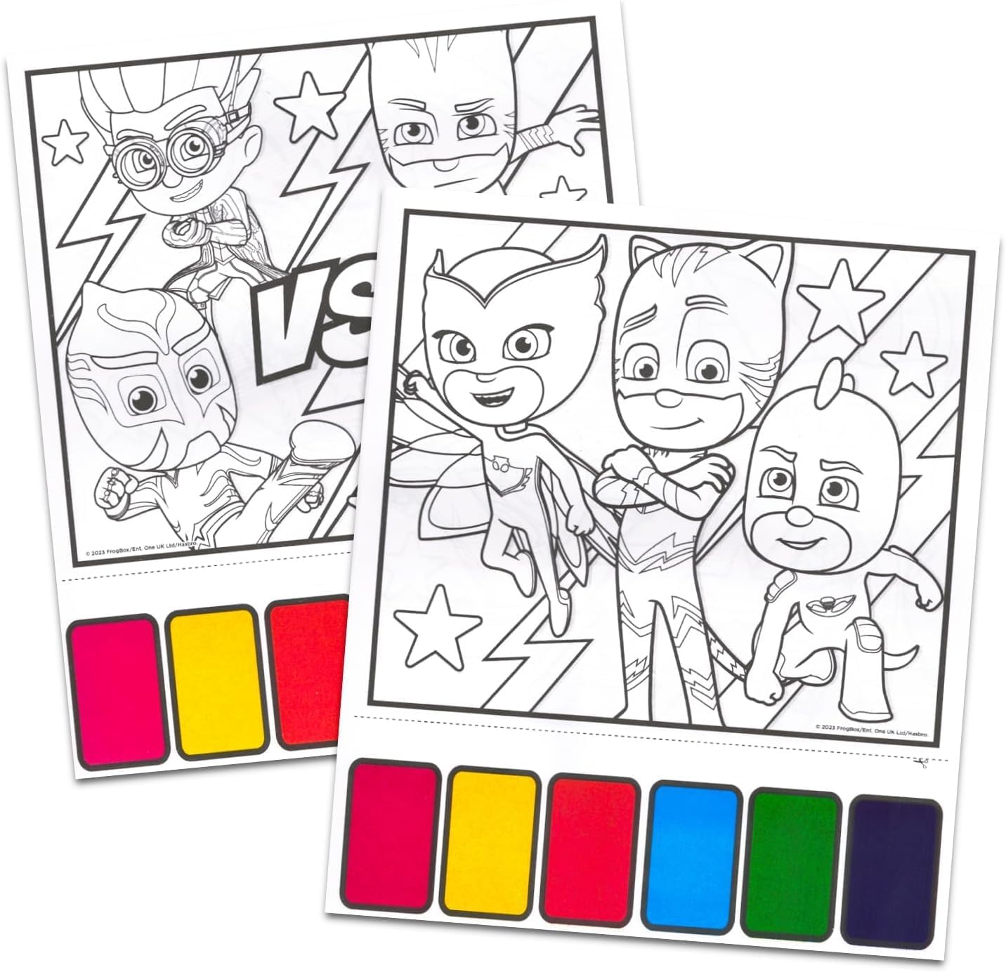 PJ Masks Paint with Water Party Favors Set Bundle with 6 PJ Masks Watercolor Painting Activity Books for Kids with Paintbrushes