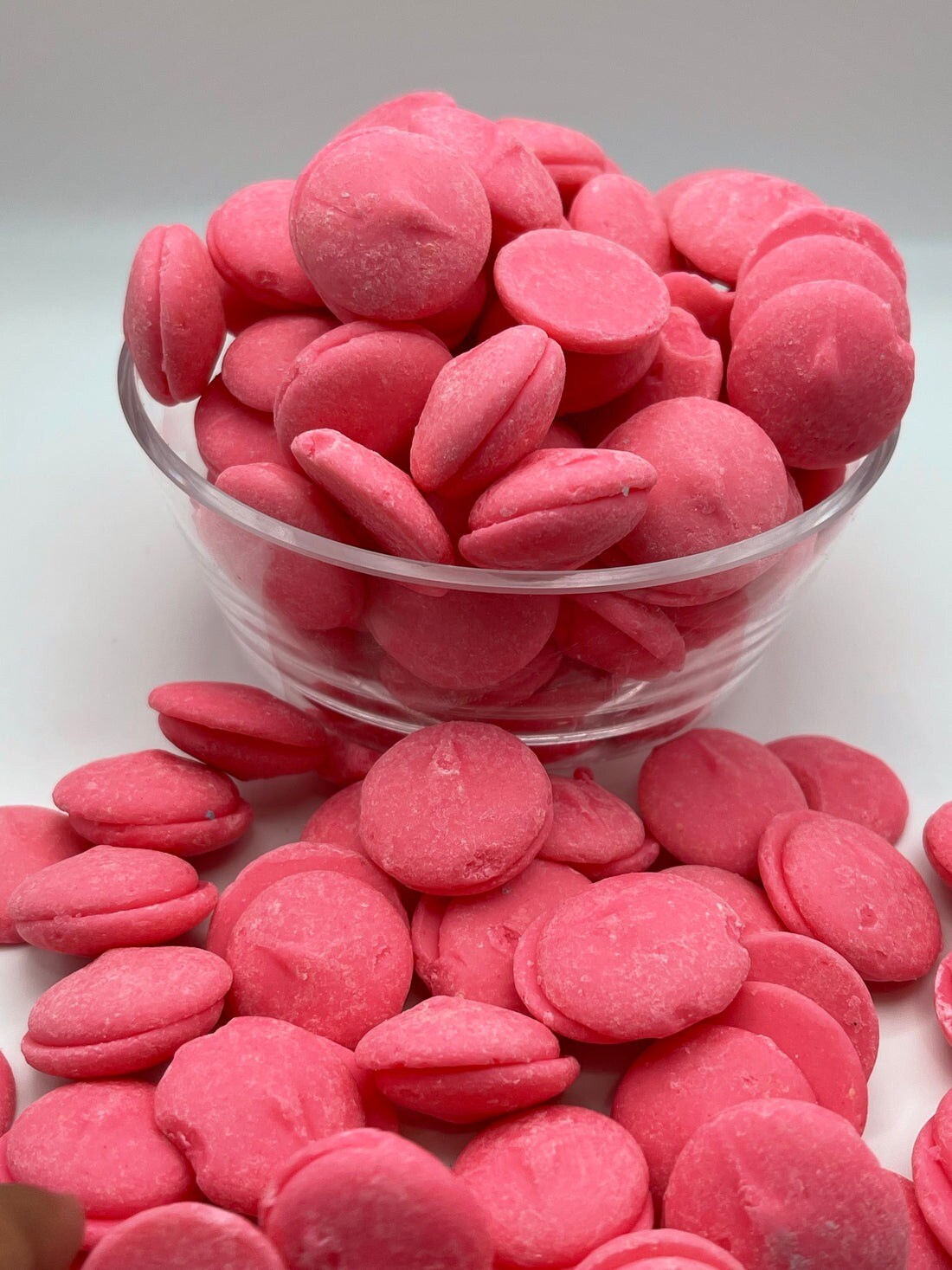 2.5lb Merckens Pink Chocolate Candy Melts for Coating Dipping Drizzling Baking and Decorating