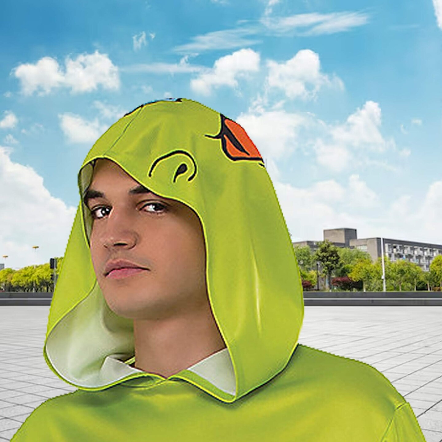 Reptar Costume Top for Inspired by Classic Rugrats Dinosaur Character