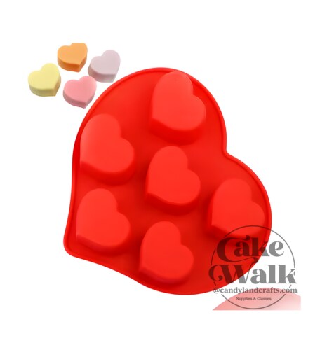 Valentine Heart Silicone Pan – Cupcakes, Brownies & Rice Krispy Treats
