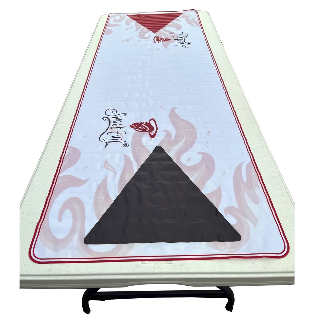 Edge Collections – Strip Beer Pong Drinking Game Table Mat – 1 Piece