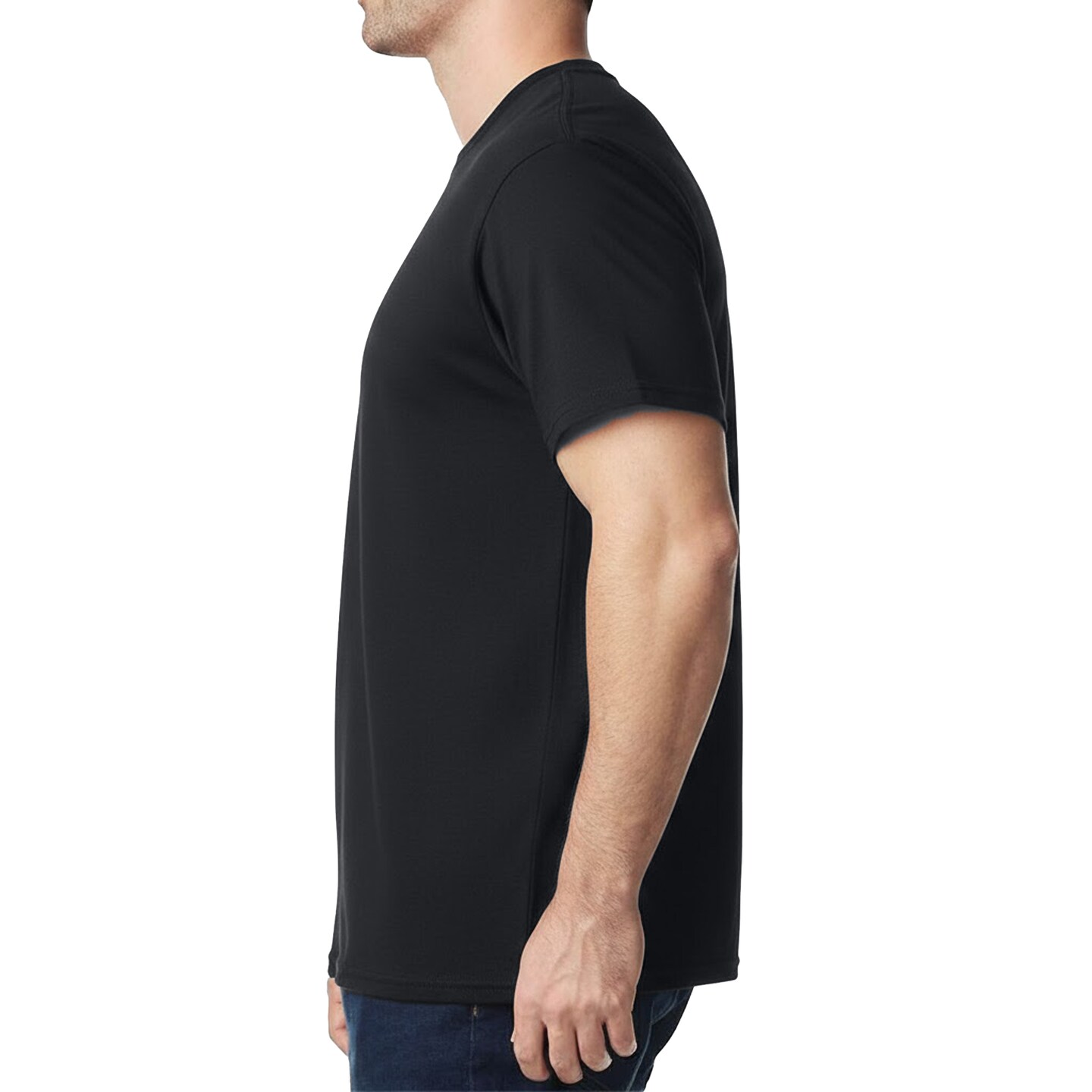 Gildan Unisex Heavy Cotton Black Blank T-Shirt Bundle for DIY Crafts