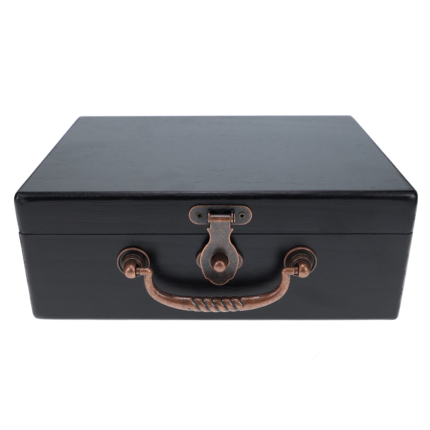 WE Games Wooden Keepsake Stash Box with Old World Handle
