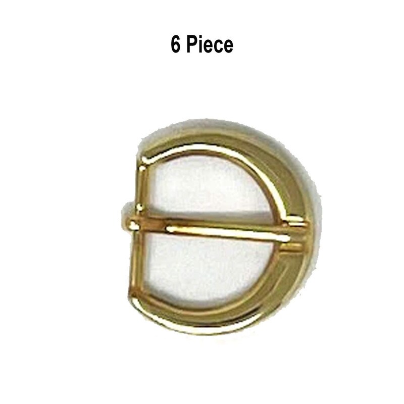 Gold Plated Prong Belt Buckle 1 Inche