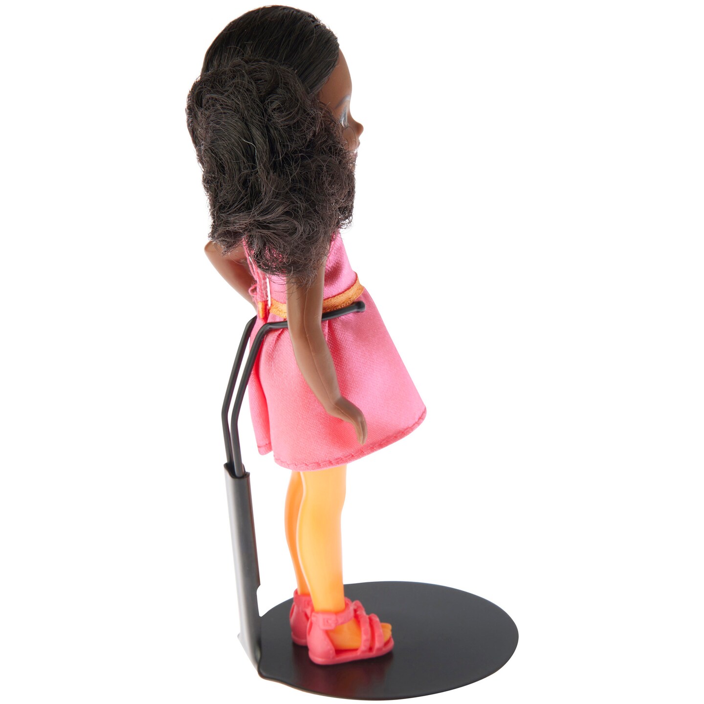 Plymor DSP-25B Black Adjustable Action Figure Stand, fits 4.5, 5, and 5.5 inch Action Figures, Waist is 1&#x22; - 1.5&#x22; wide, 3&#x22; - 3.5&#x22; around