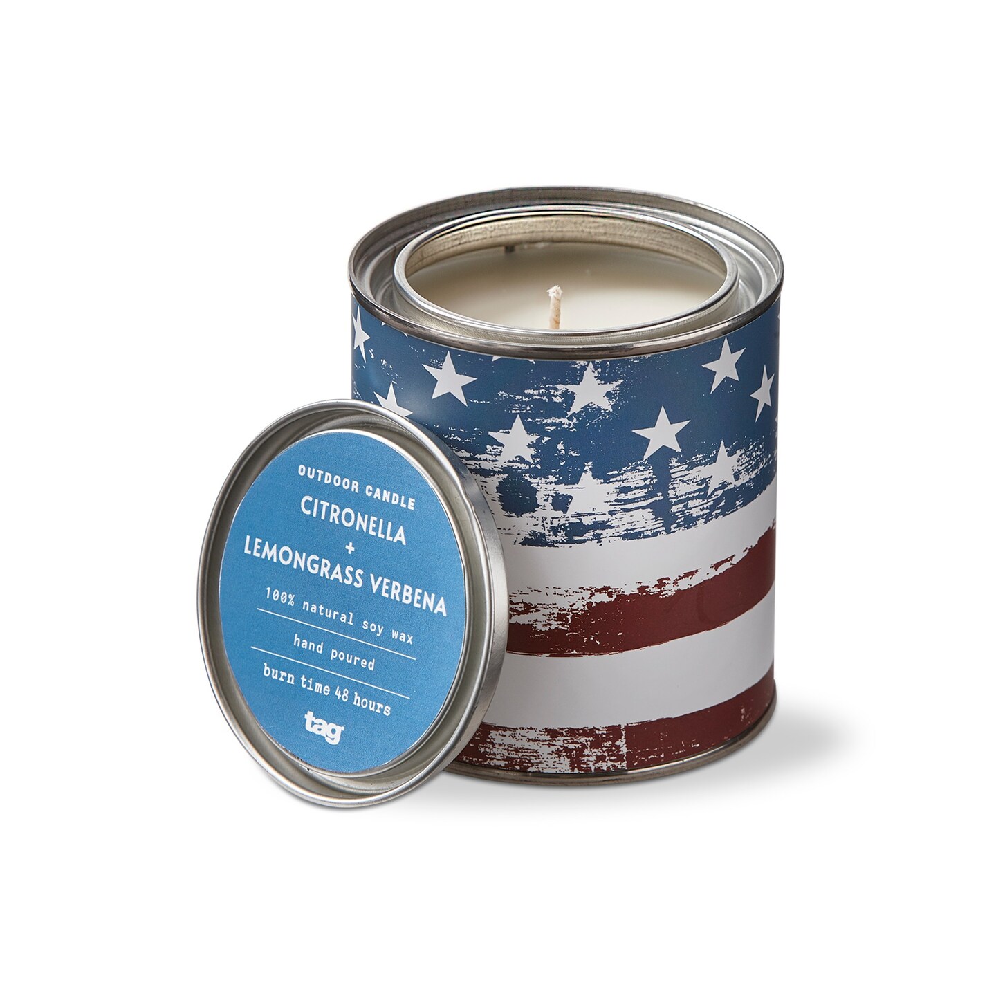 Citron + Lemongrass Fourth Of July Verbena Tin