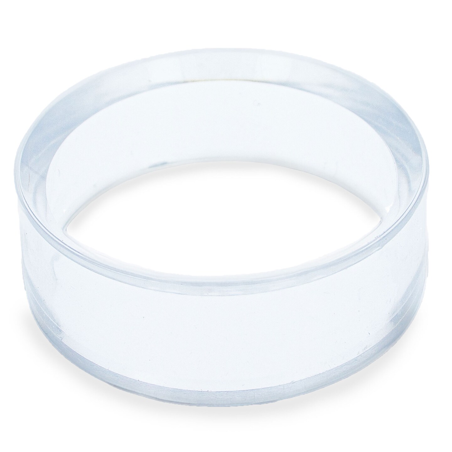 Large Clear Round Plastic Egg Sphere Stand Holder Display 1.75 Inches Diameter