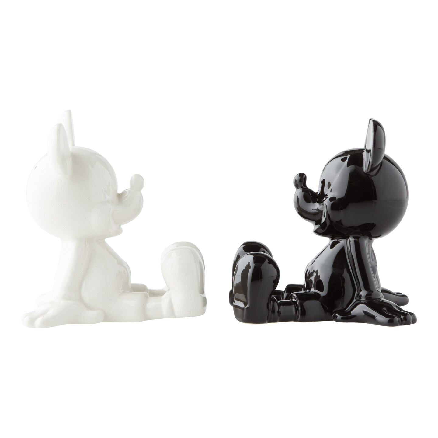 Enesco Black & White Mickey Mouse Salt and Pepper Shaker Set, 3.3in H