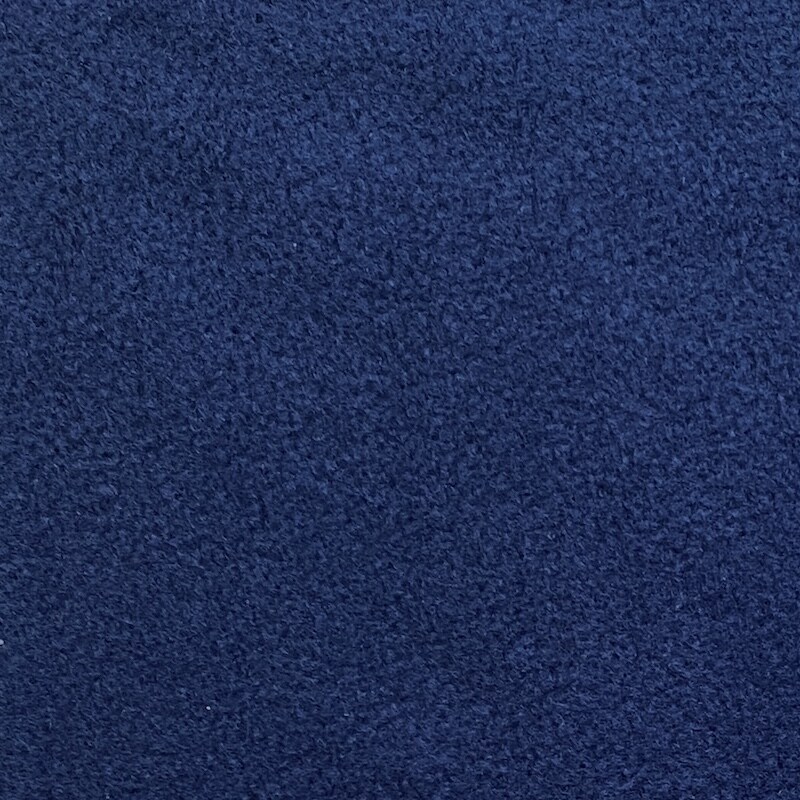 Solid Fleece No-Sew Throw Kit - True Navy/Red (50x60)