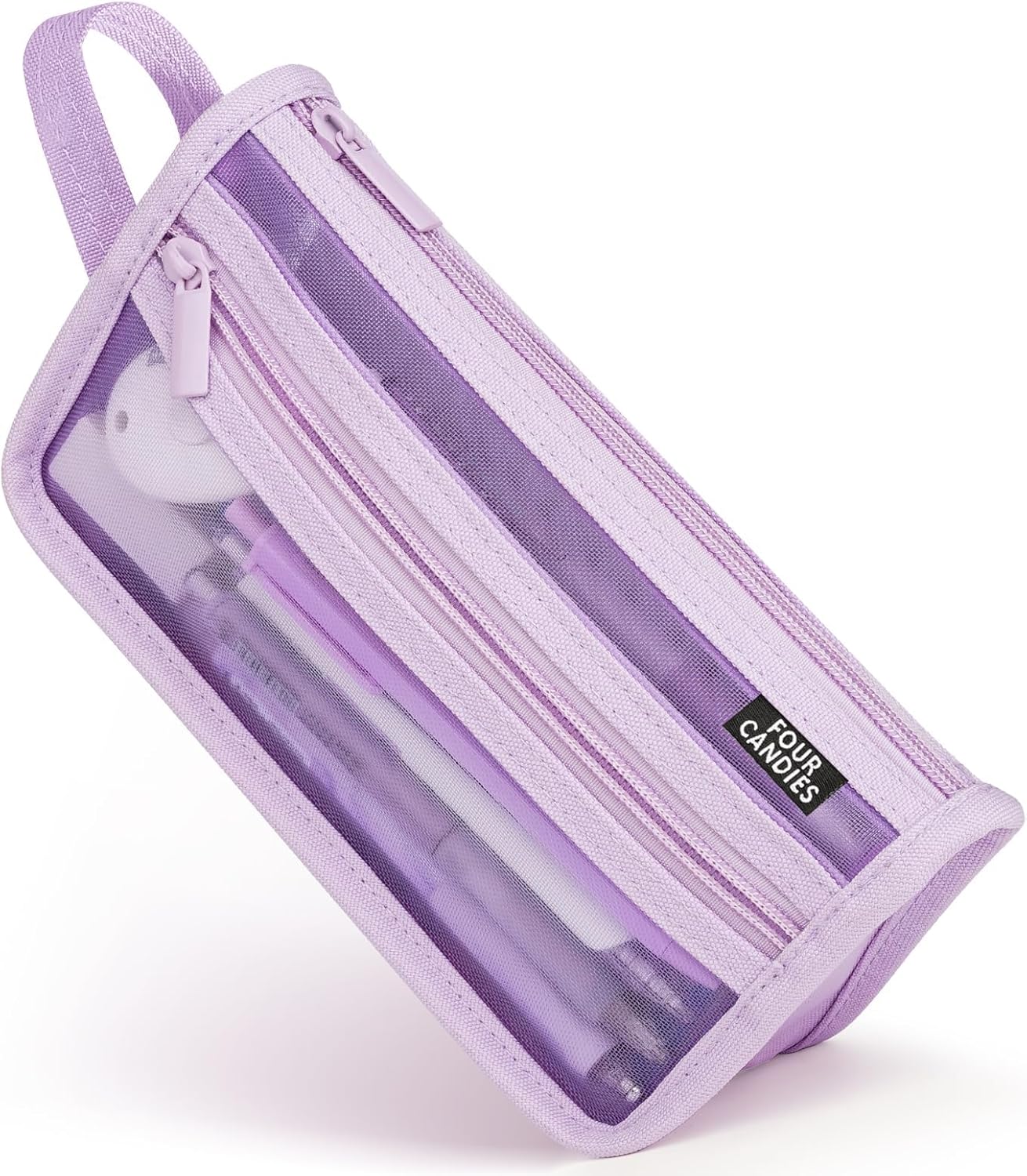 Clear Double-layer Pencil Pouch Marker Pouch
