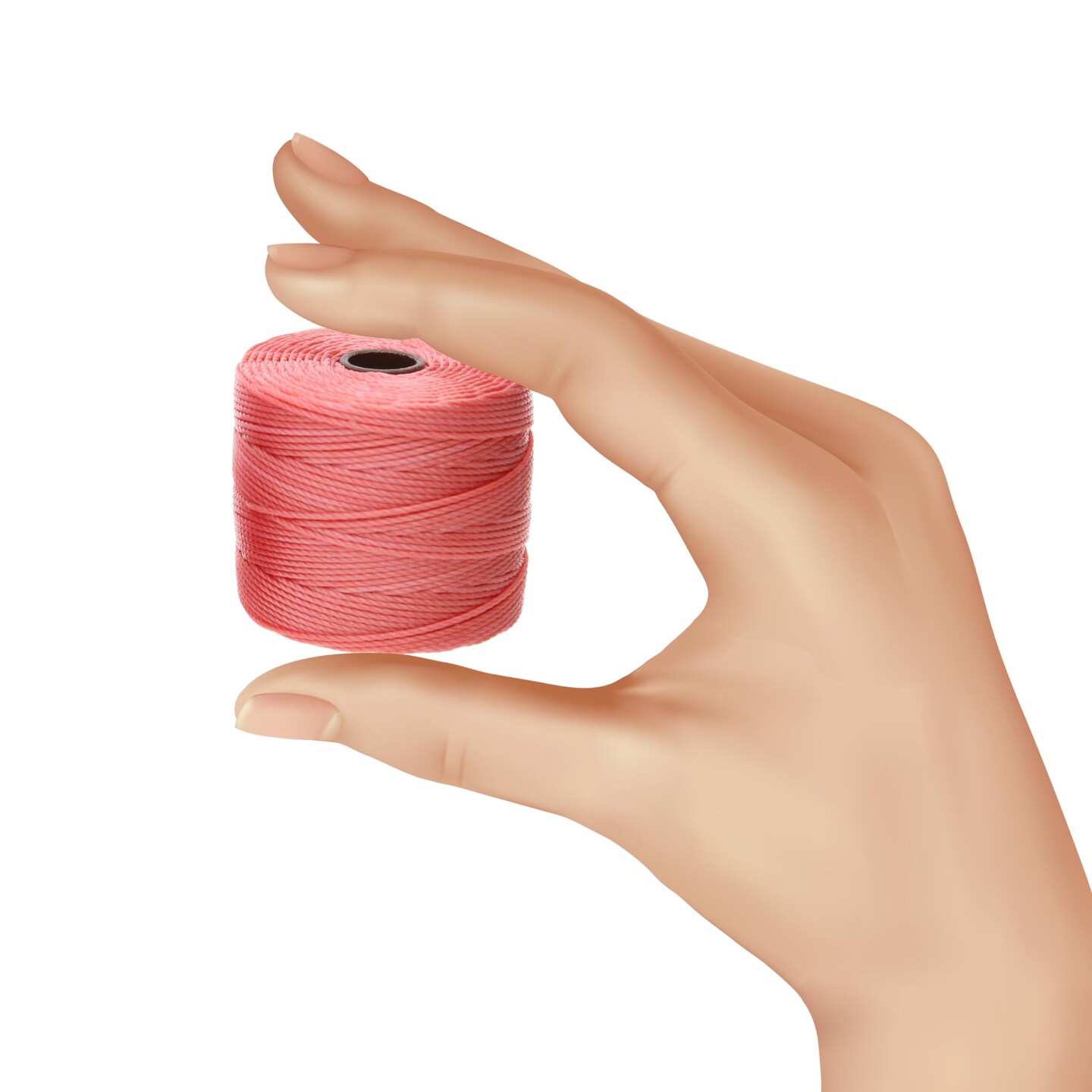 The Beadsmith S-Lon Bead Cord – .5 mm Twisted Nylon Cord for Stringing