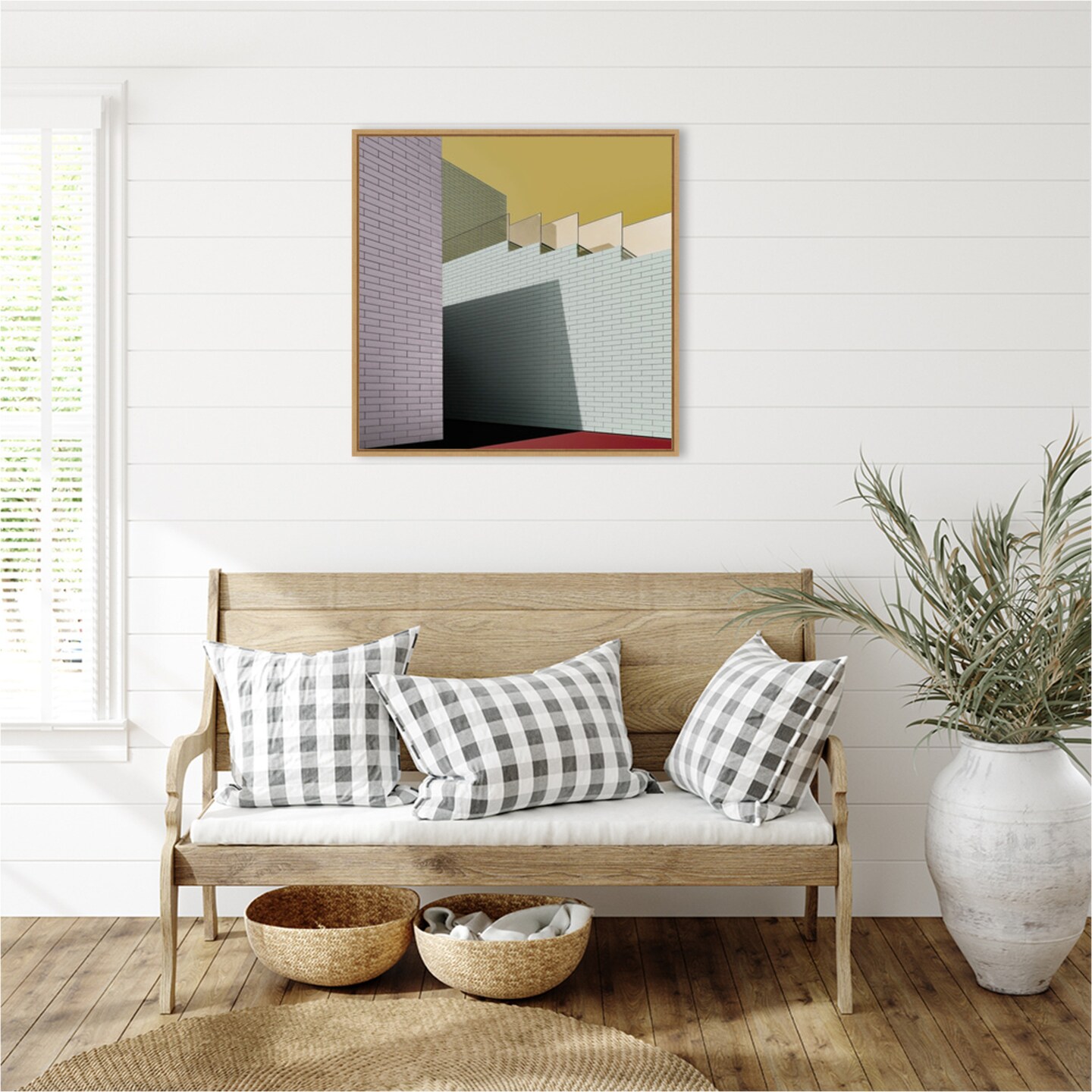 Schuster - Urban Abstract by Inge Schuster Framed Canvas Wall Art