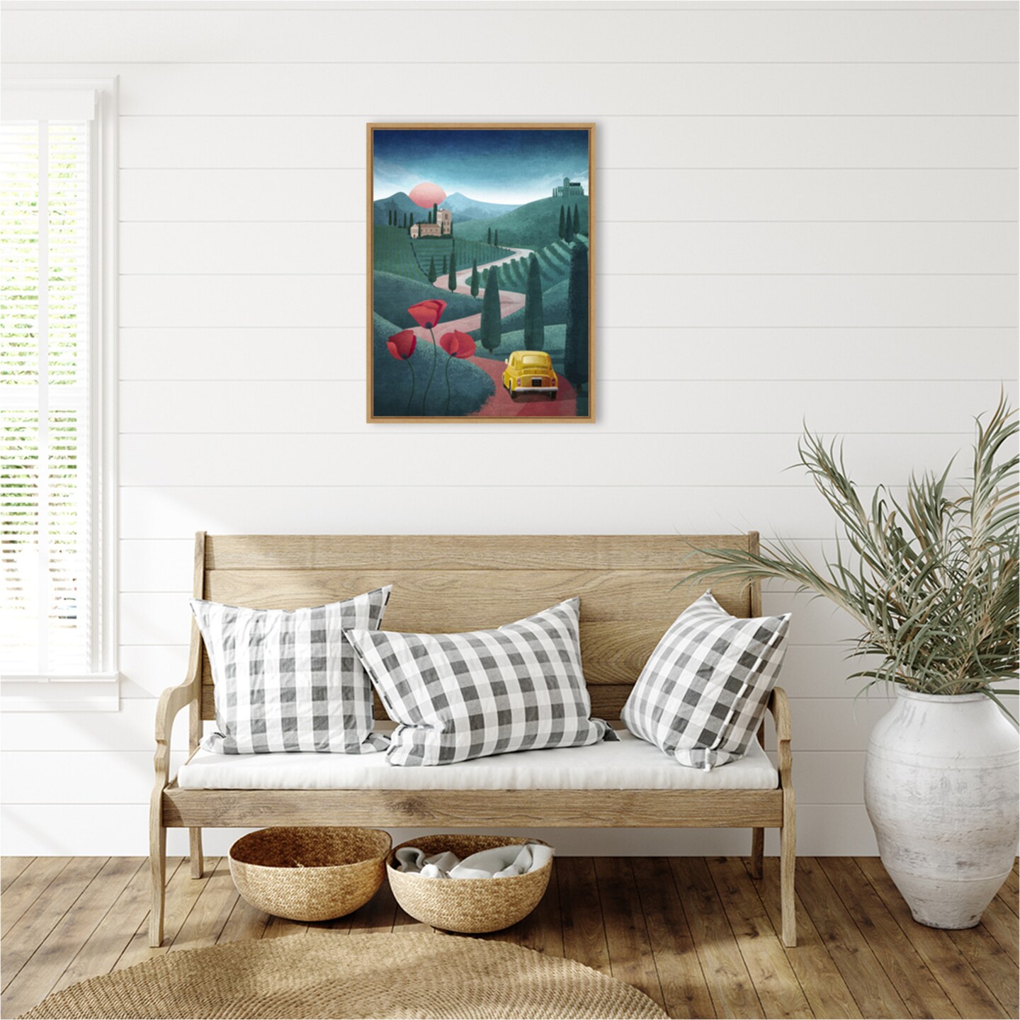 Tuscany by Emel Tunaboylu Framed Canvas Wall Art