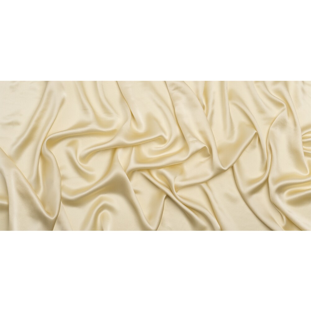 1 Yard Champagne Lightweight Silk Satin Fabric for Dresses Blouses and Gowns 55" Width