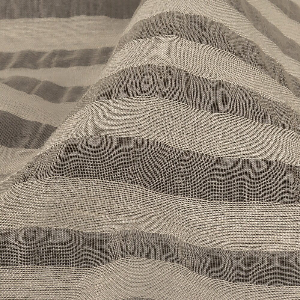1 Yard Jet Stream Striped Sheer Silk Woven 42&#x22; Width