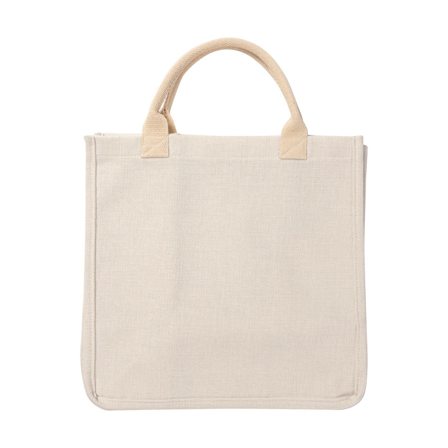 Craft Express Linen Shopping Bag for Sublimation & Custom Designs, 15" x 16"