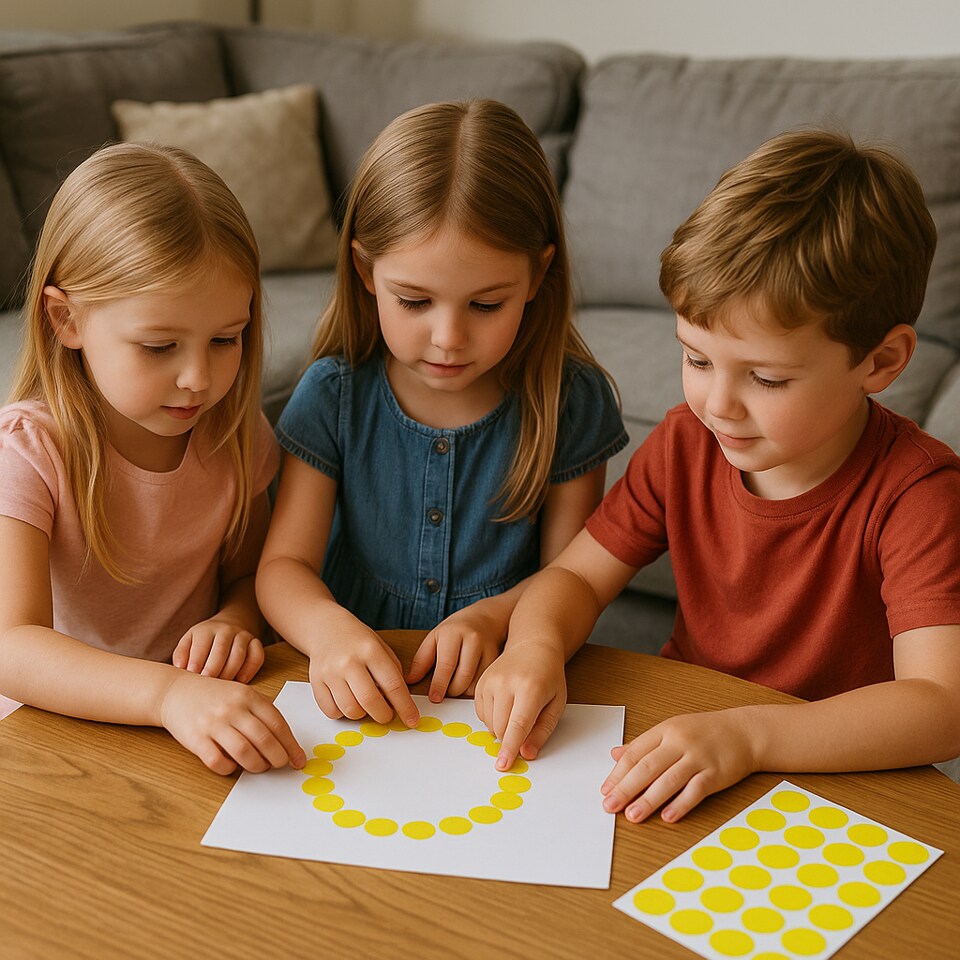 Dot Stickers – 2560 Pack, 1/2" (13mm) Round Adhesive Labels for Classroom Rewards, Color Coding & Crafts