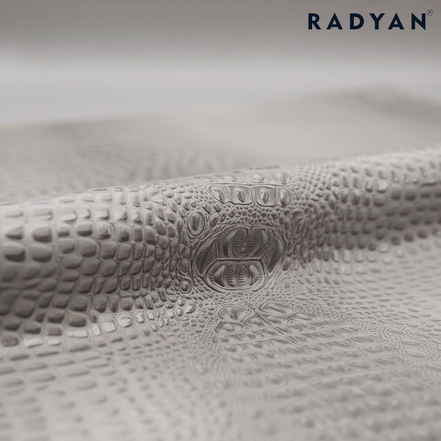 1 Yard 3D Embossed Gator Vinyl Fabric Faux Alligator Upholstery Craft Material Durable 56" Width