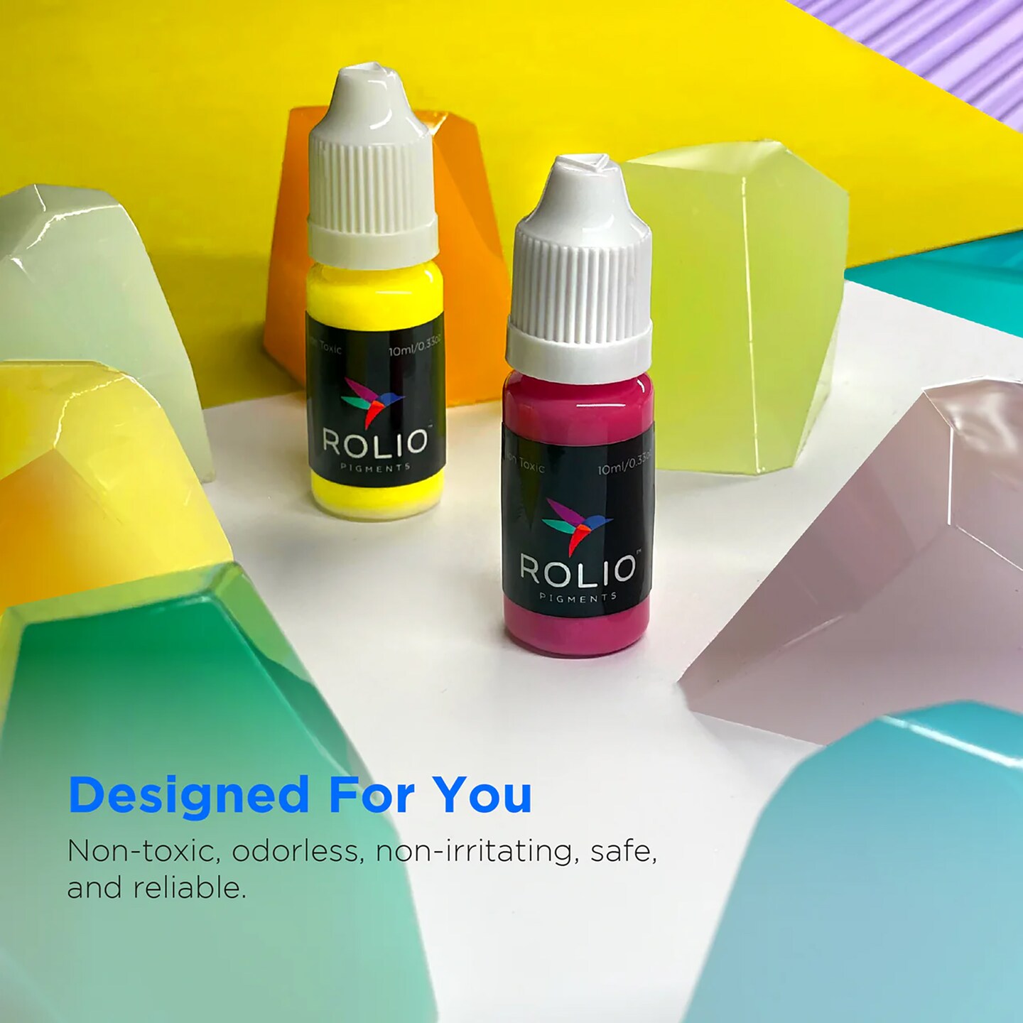 Rolio Candle Liquid Pigment Dye - 18 Solid Colors - 0.33 oz/10 ml each