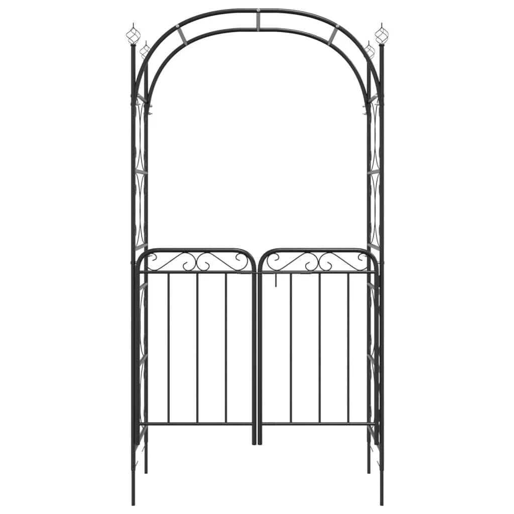 Curved Wrought Iron Garden Arch Fence Trellis