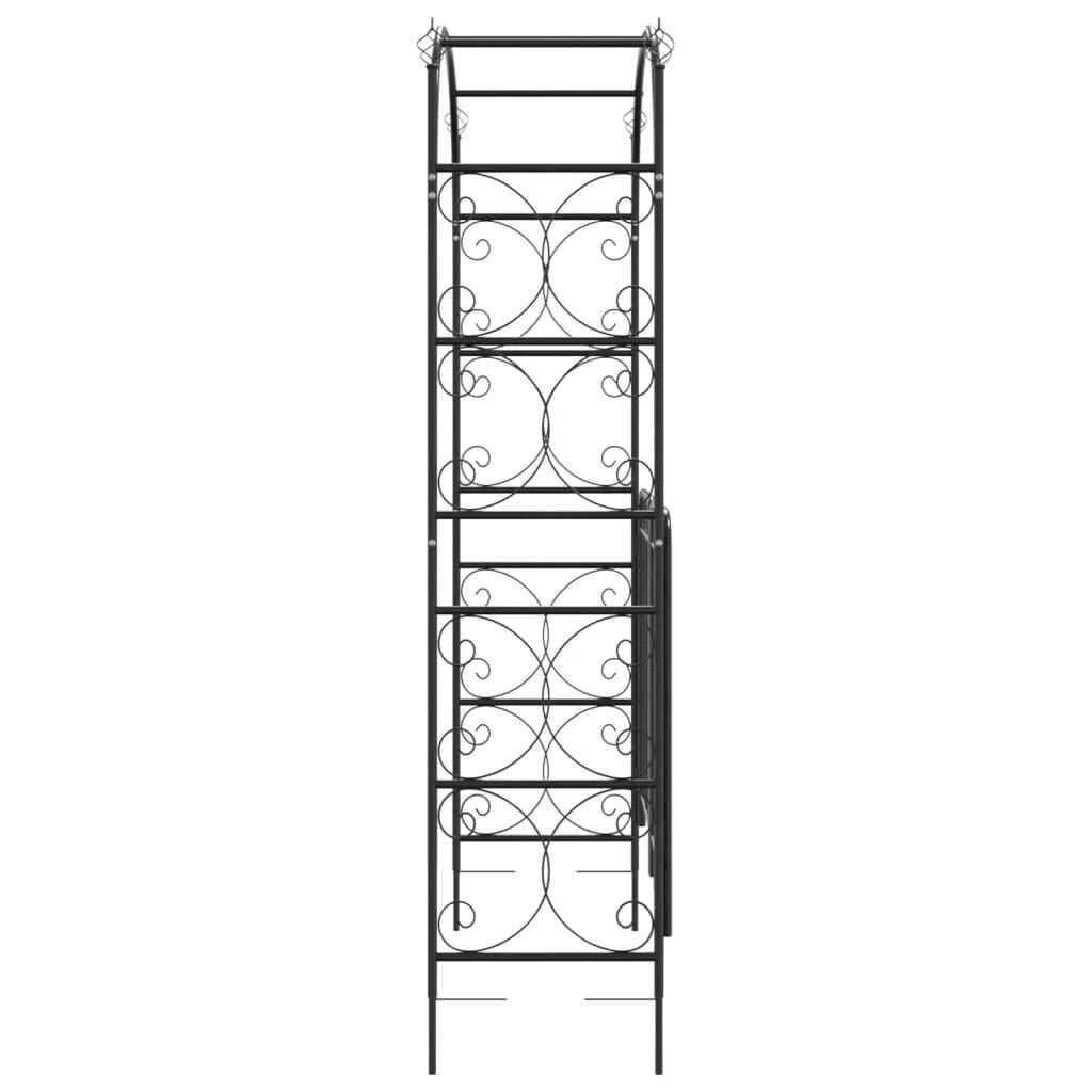 Curved Wrought Iron Garden Arch Fence Trellis